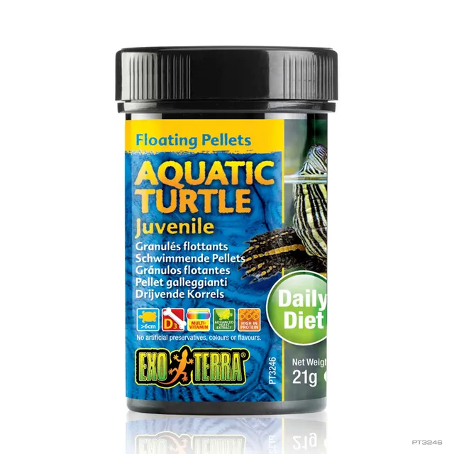 exo-terra-floating-pellets-aquatic-turtle-juvenile-21-g-wasserschildkr-tenfutter image 1