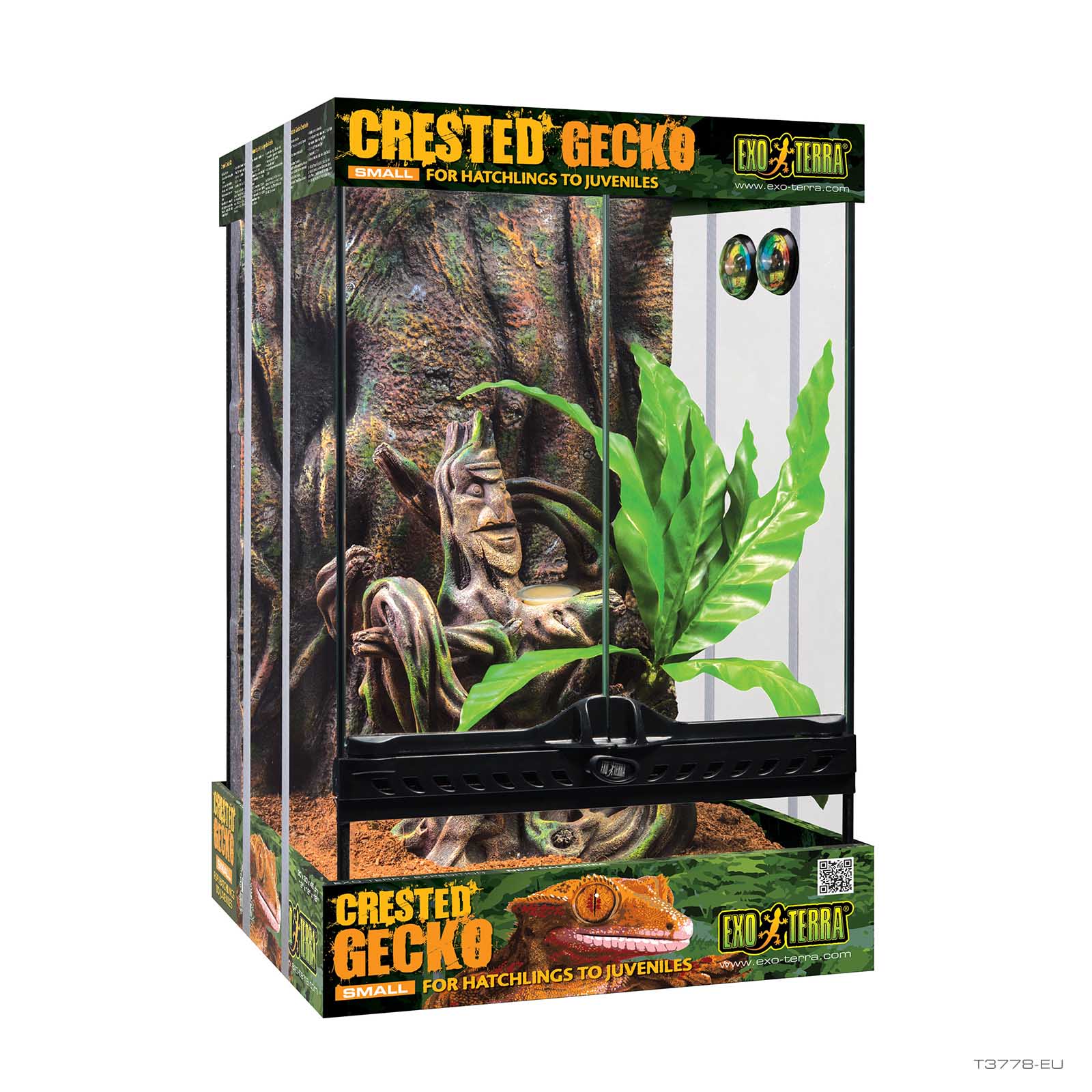 exo-terra-crested-gecko-habitat-kit-small-glasterrarium-komplett-set image 2