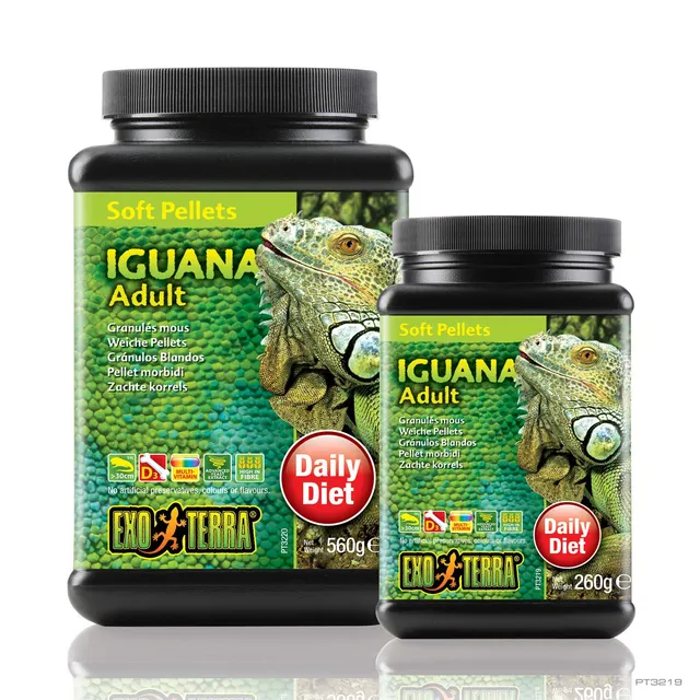 exo-terra-soft-pellets-adult-iguana-food-260g-leguan-futter image 1