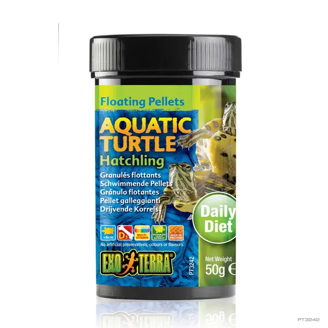 exo-terra-floating-pellets-aquatic-turtle-hatchling-50g-wasserschildkr-ten-futte image 1