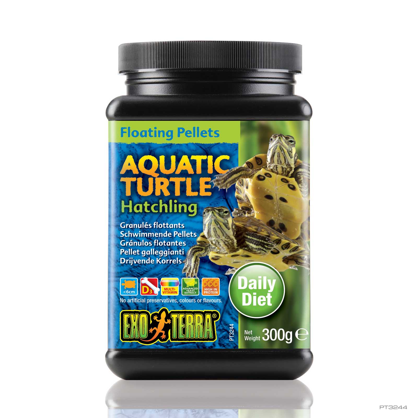 exo-terra-floating-pellets-aquatic-turtle-hatchling-300-g image 1