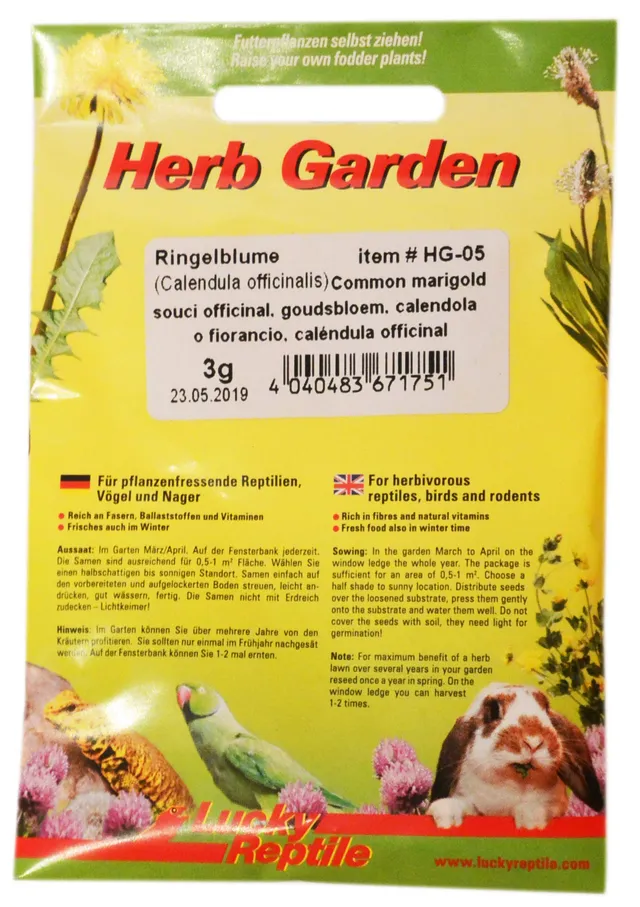 lucky-reptile-hg-05-herb-garden-ringelblume-3-g-samen-f-r-reptilien-und-nager image 1