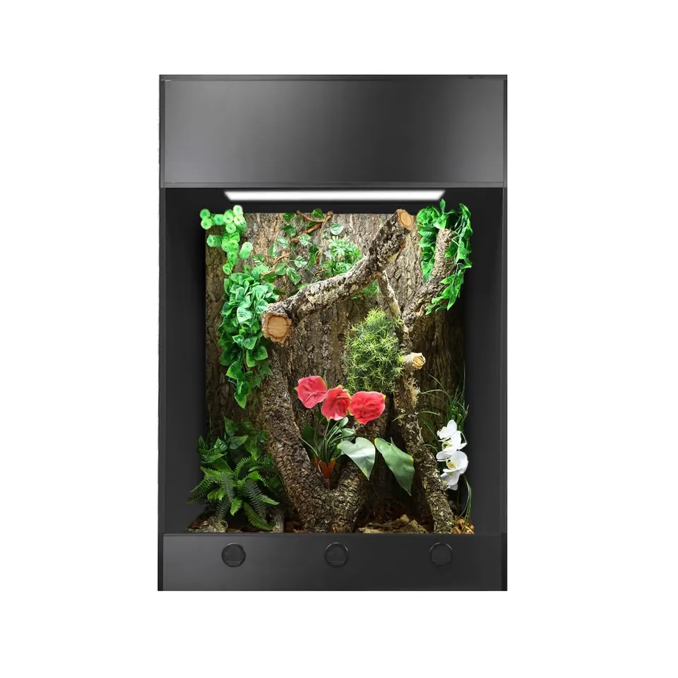 lucky-reptile-isotarrium-pro-black-edition-kunststoff-terrarium-80-x-50-x-120-cm image 1
