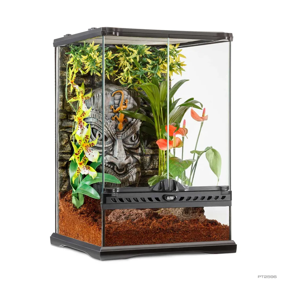 exo-terra-tiki-terrarium-mini-tall-glasterrarium image 1