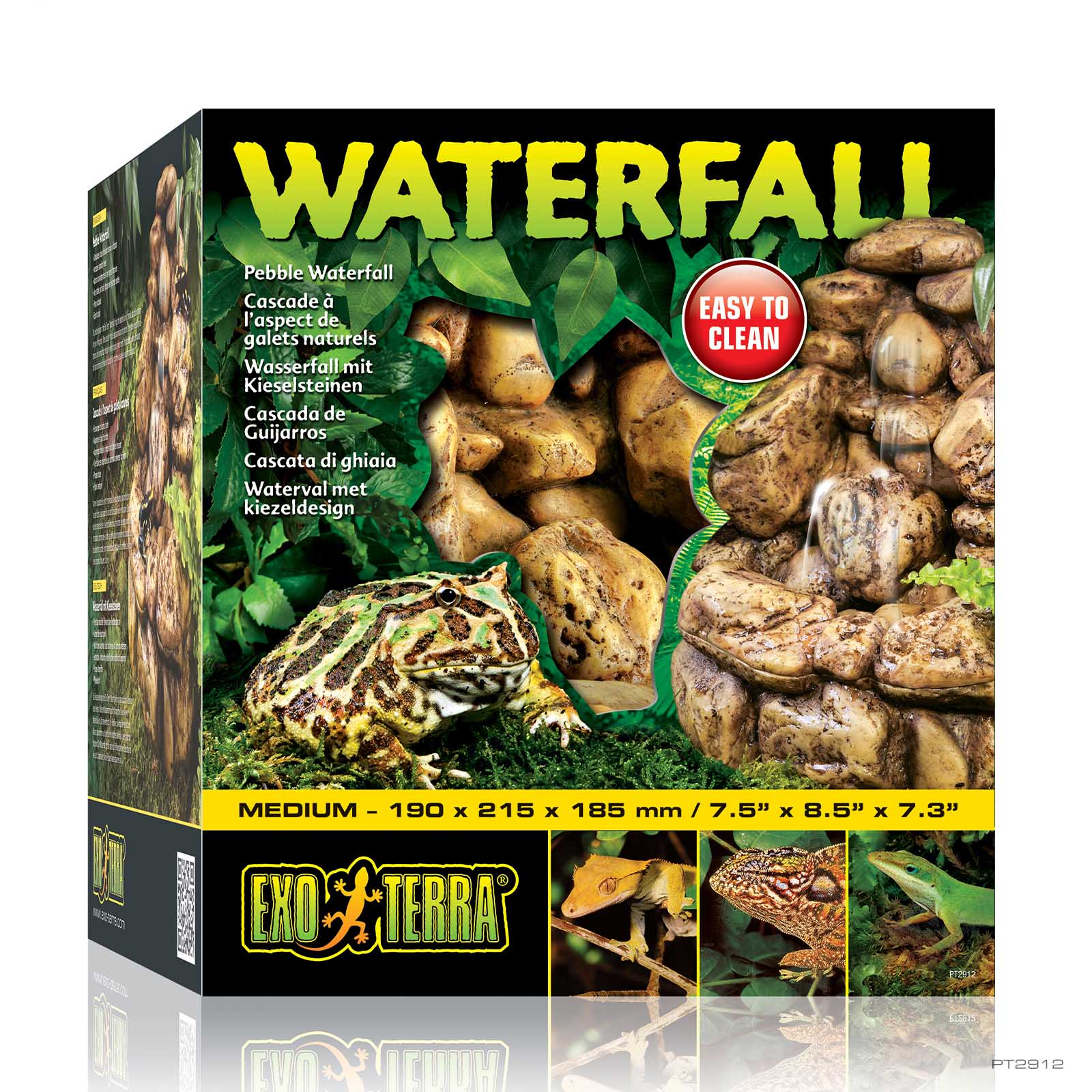 exo-terra-pebble-waterfall-medium-wasserfall-mit-pumpe image 2