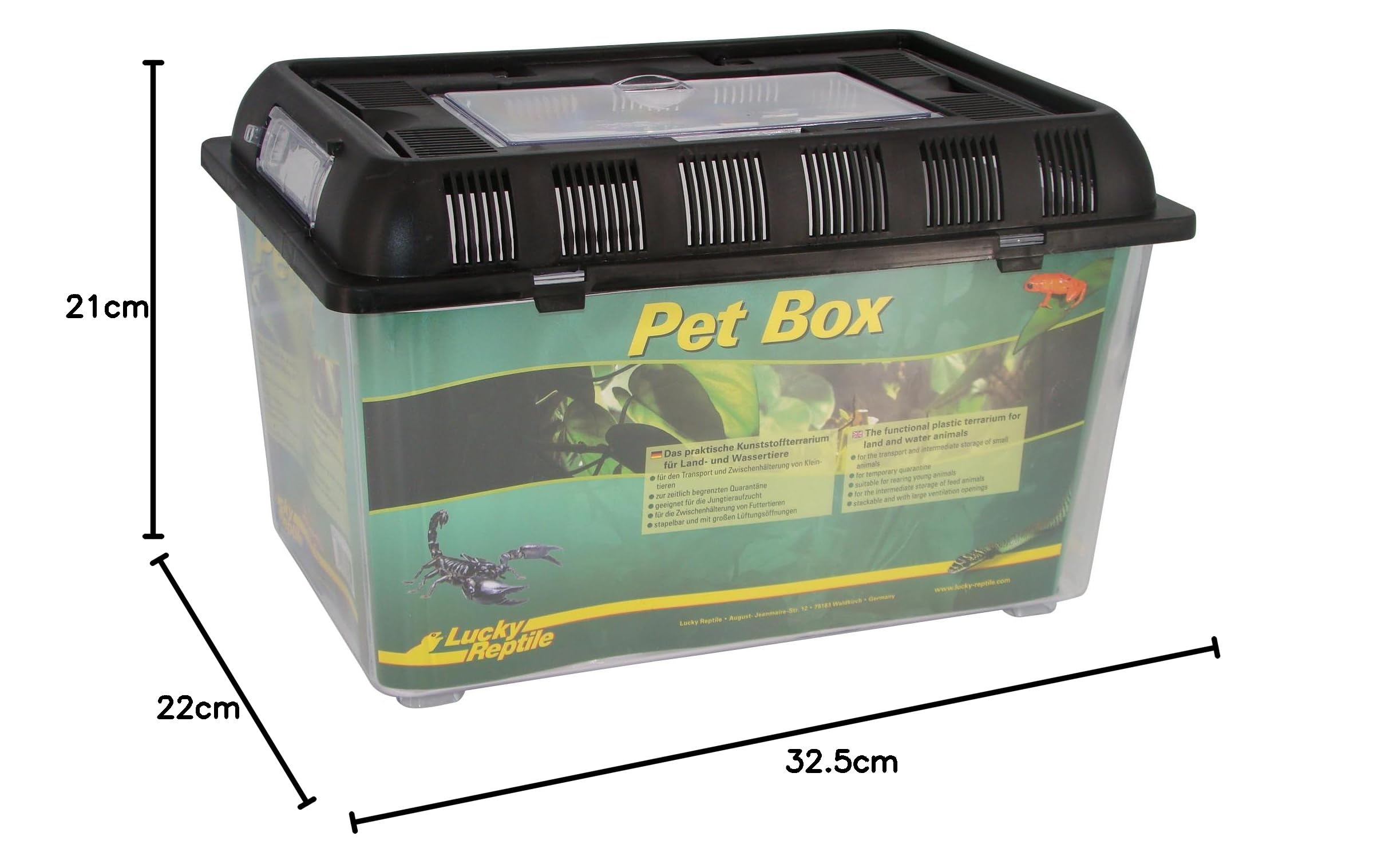 lucky-reptile-pet-box-mittel-kunststoffterrarium-mit-futterluke image 3