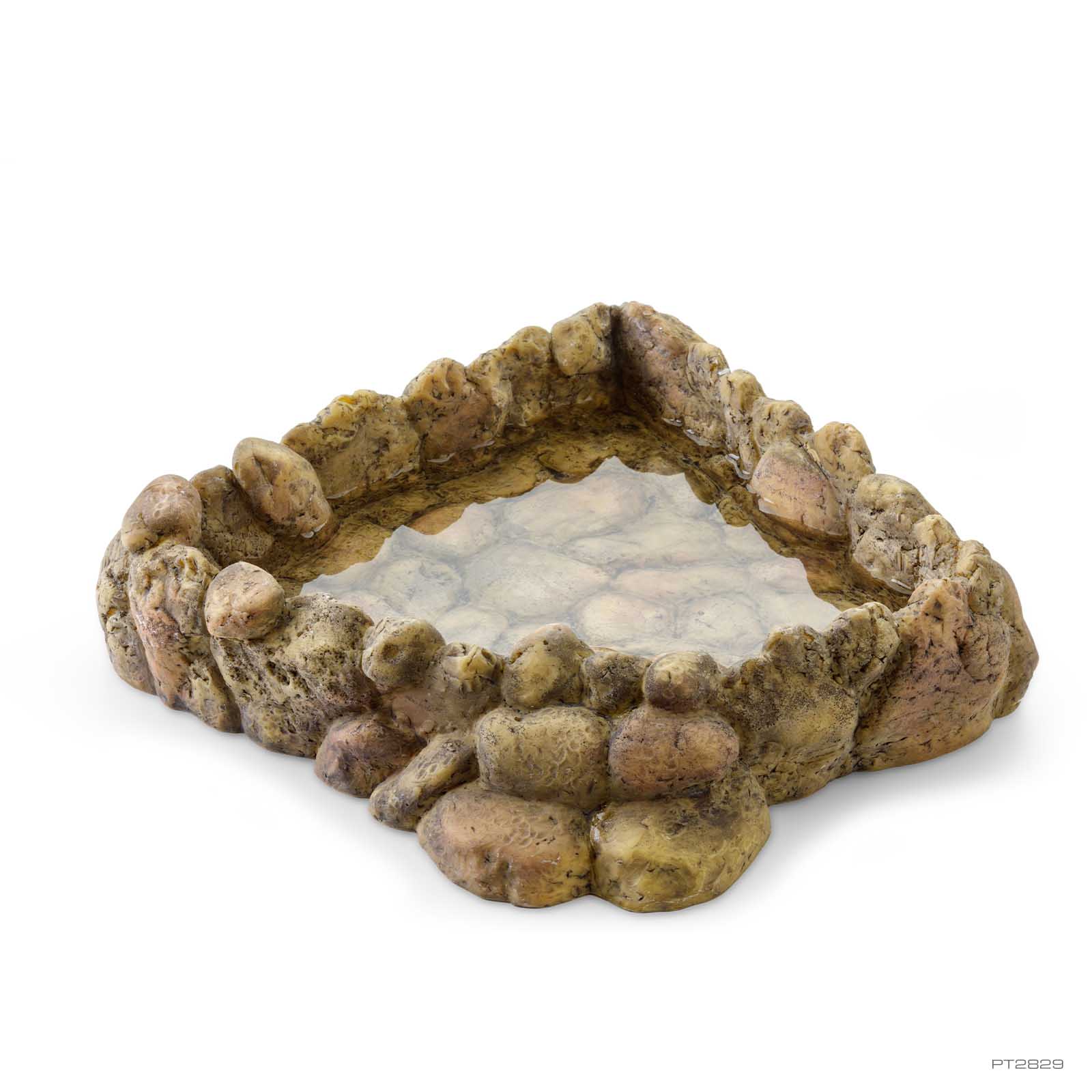 exo-terra-corner-water-dish-x-large-eck-wassernapf-kiesel-optik image 2