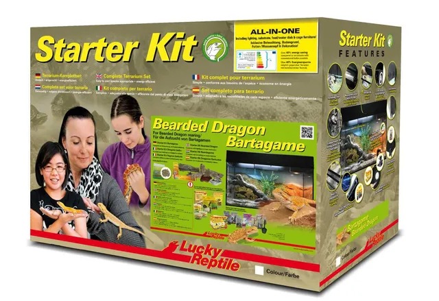 lucky-reptile-starter-kit-bartagame-80x40x52-cm-schwarz-komplett-terrarium image 1