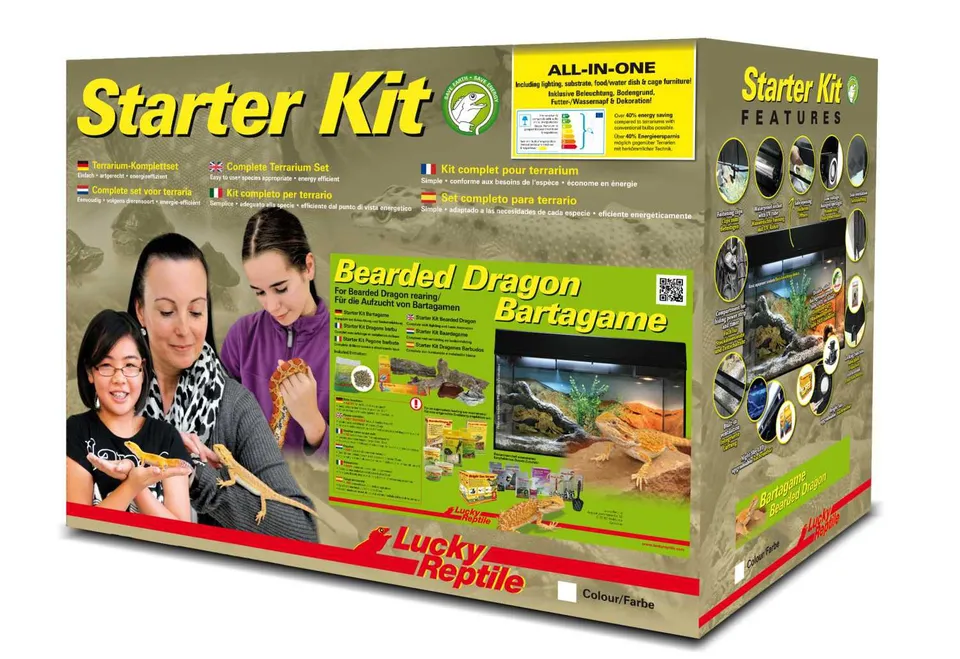 lucky-reptile-starter-kit-bartagame-80x40x52-cm-schwarz-komplett-terrarium image 1