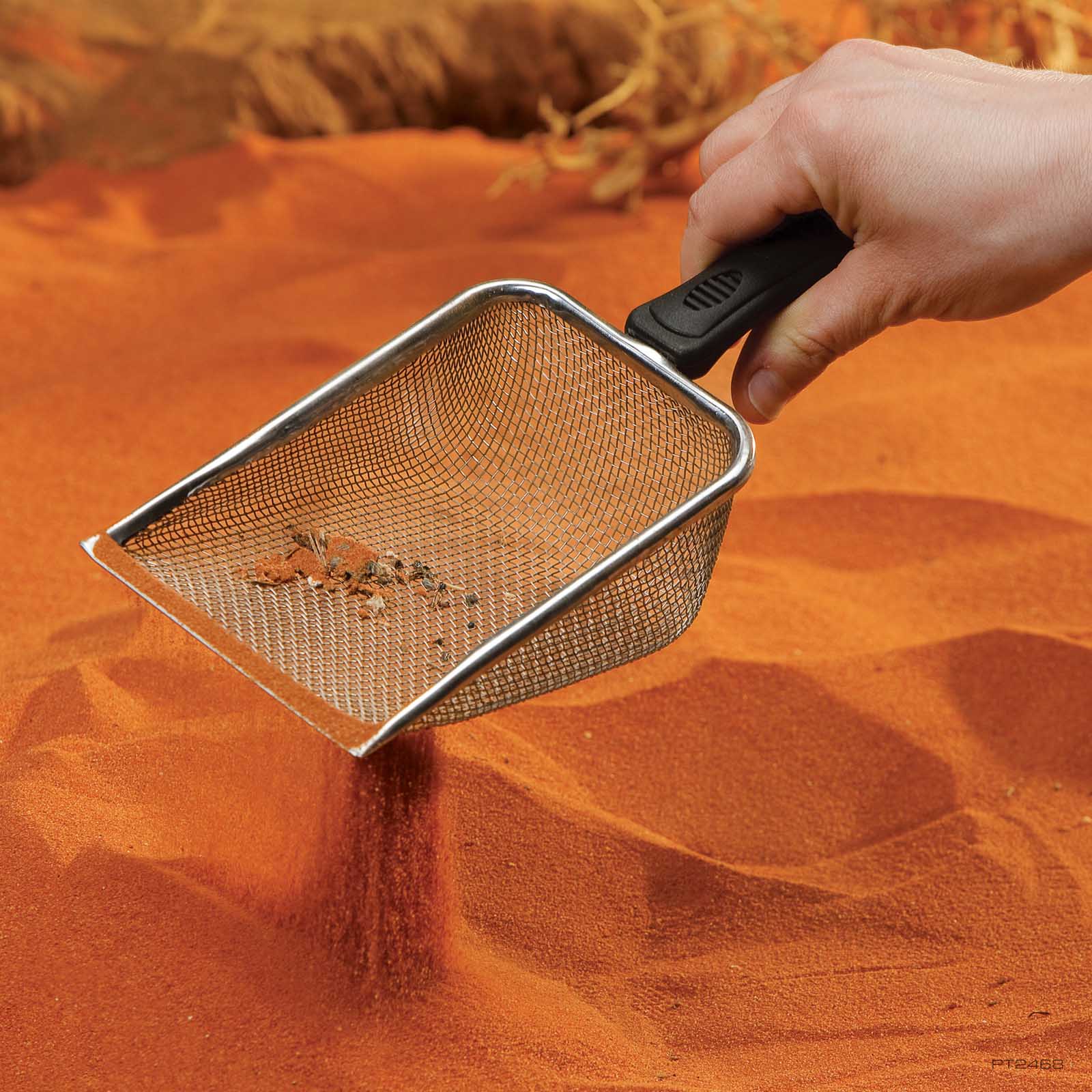 exo-terra-scoop-terrarium-schaufel-aus-metall-mit-feinmasch-sieb image 3