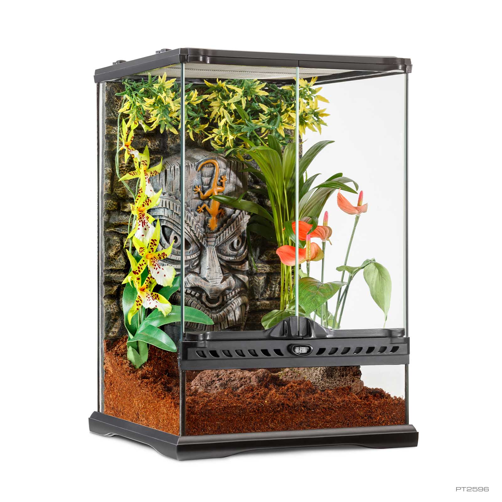 exo-terra-tiki-terrarium-mini-tall-glasterrarium image 1