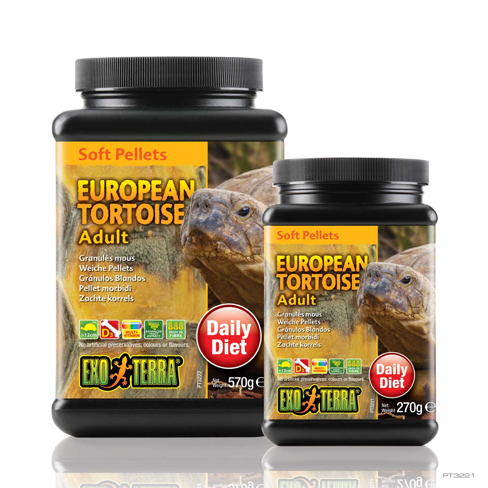 exo-terra-soft-pellets-adult-europ-ische-landschildkr-te-futter-270g image 1
