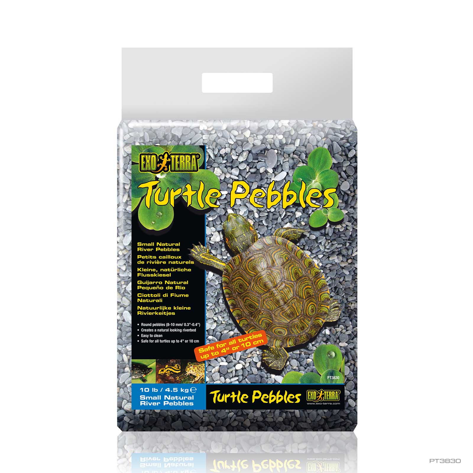 exo-terra-turtle-pebbles-small-flache-flusskiesel-f-r-schildkr-ten image 1