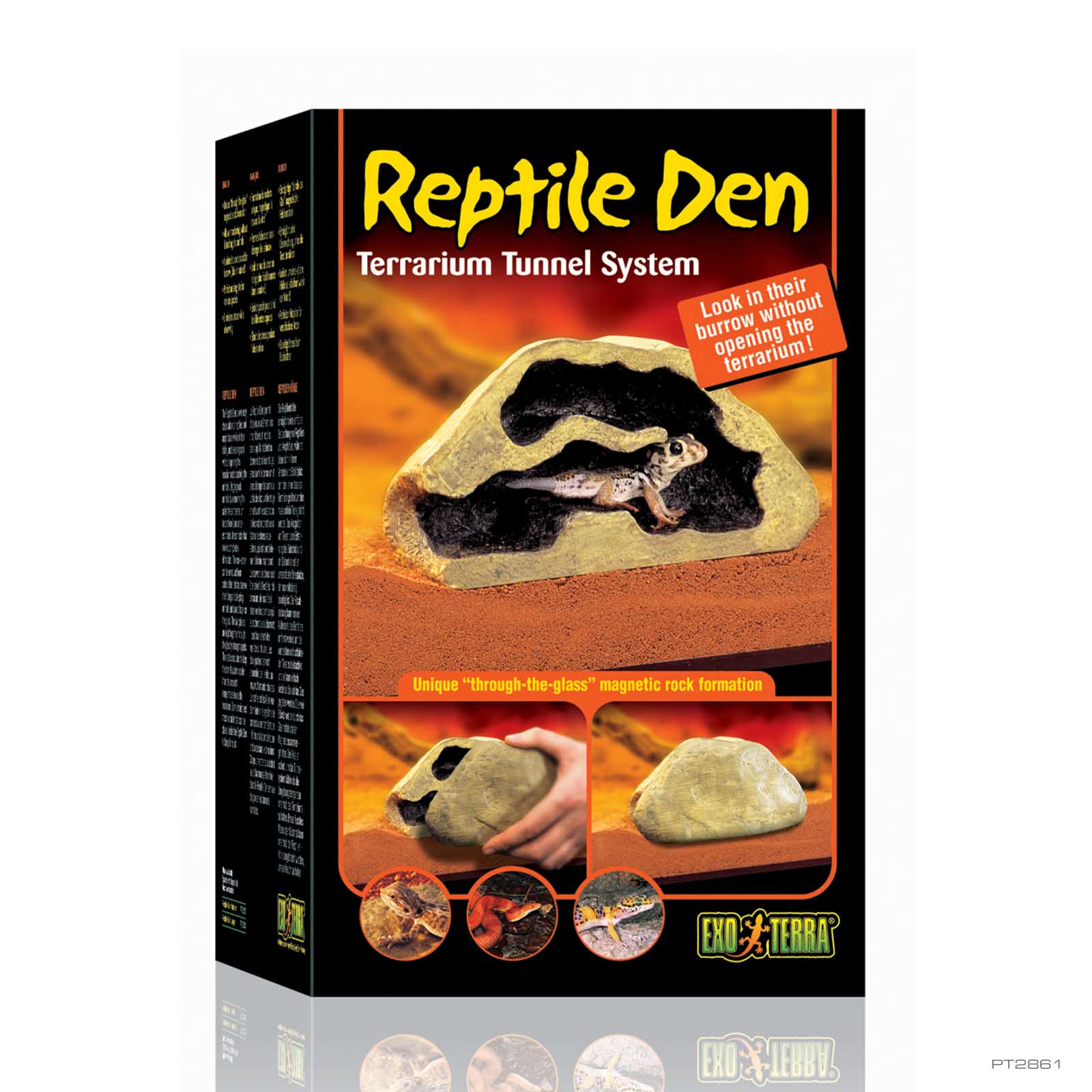 exo-terra-reptile-den-small-versteck-mit-magnet-felsabdeckung image 2