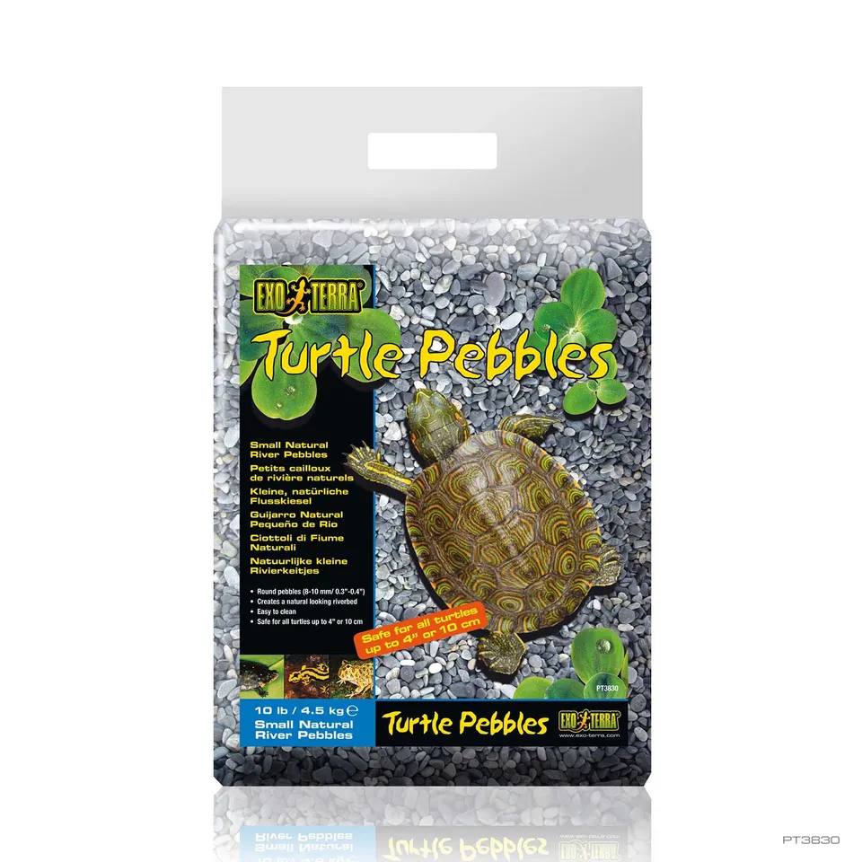 exo-terra-turtle-pebbles-small-flache-flusskiesel-f-r-schildkr-ten image 1