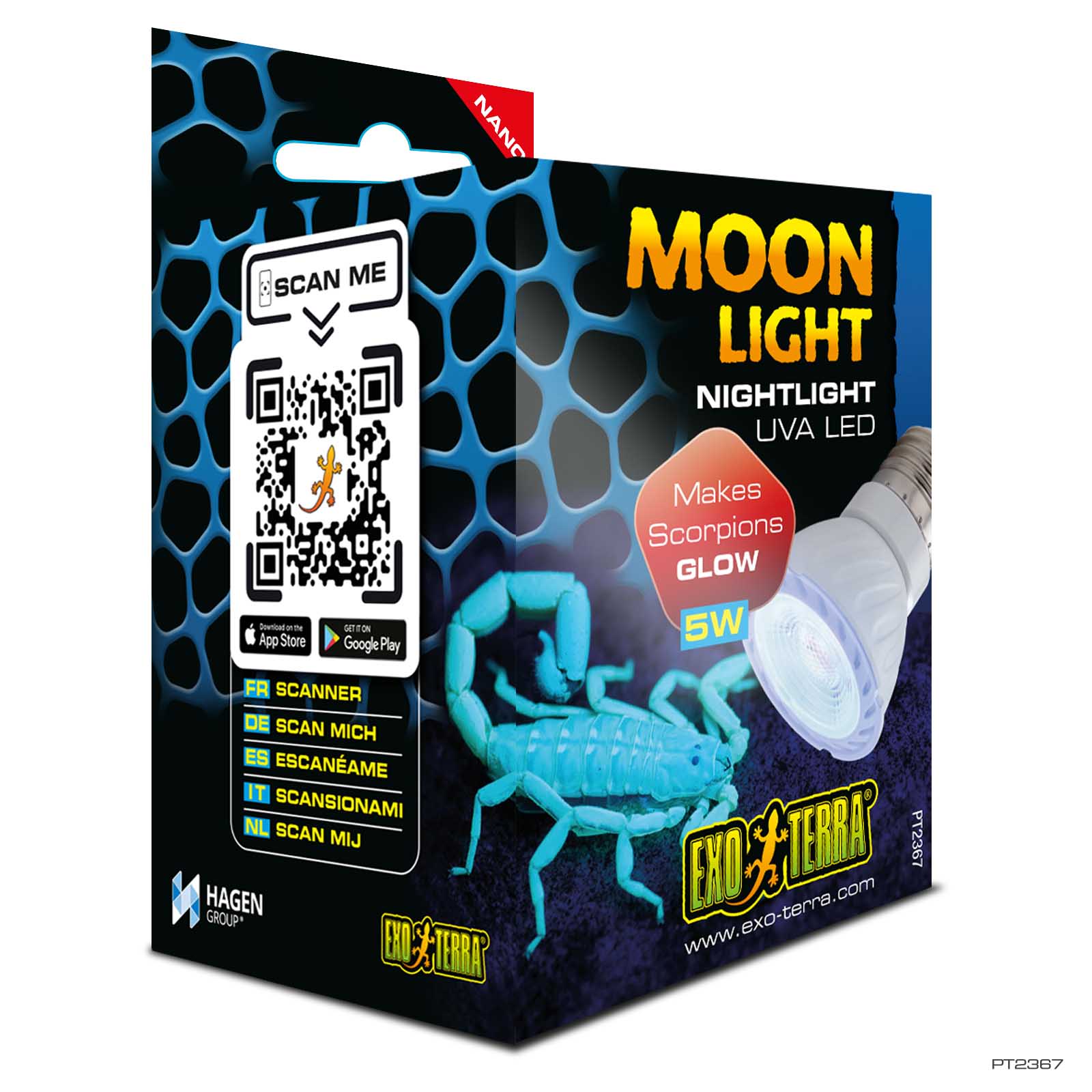 exo-terra-moonlight-5w-uva-led-nachtlicht image 2