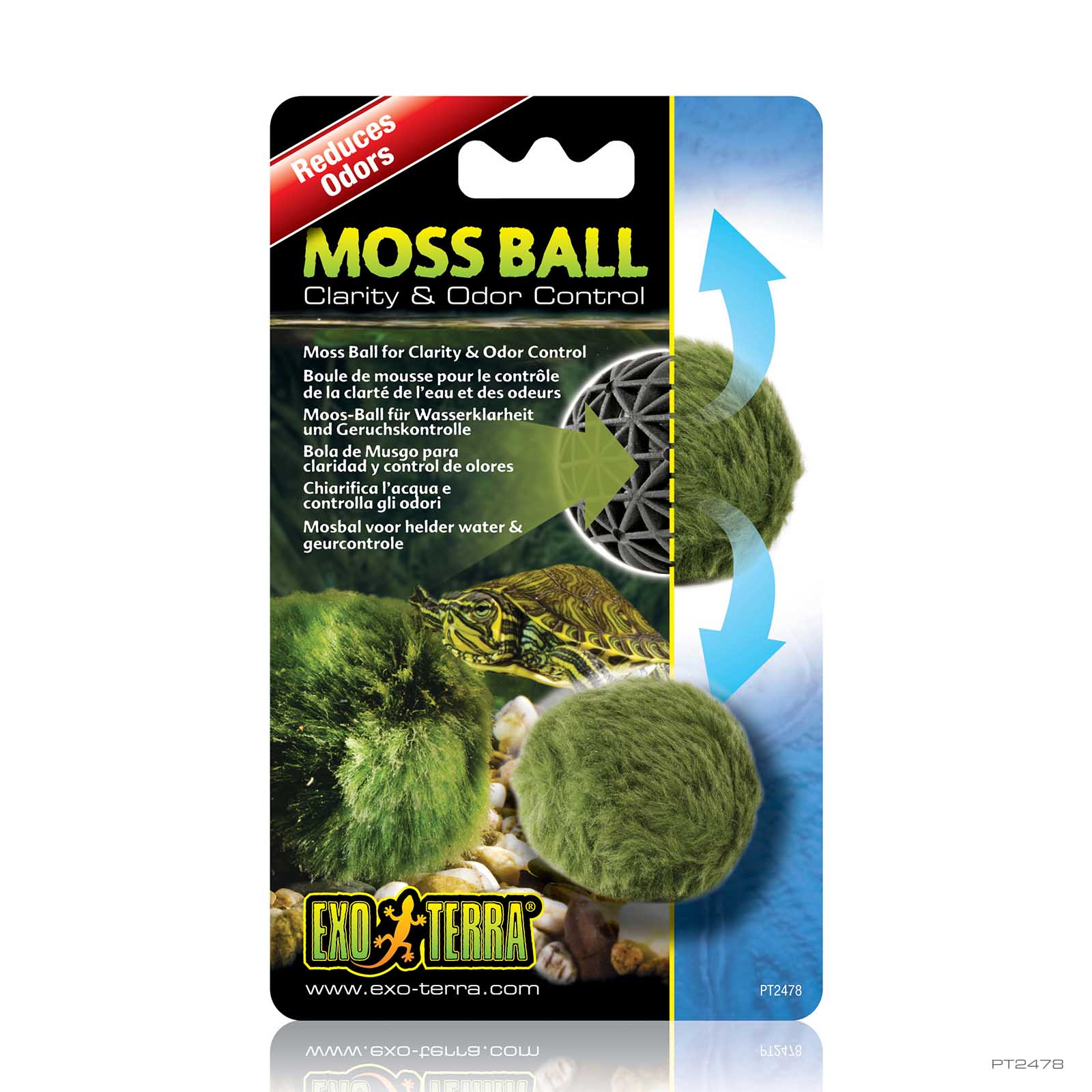 exo-terra-moss-ball-wasserkl-rer-absorptions-ball-gegen-geruch image 1