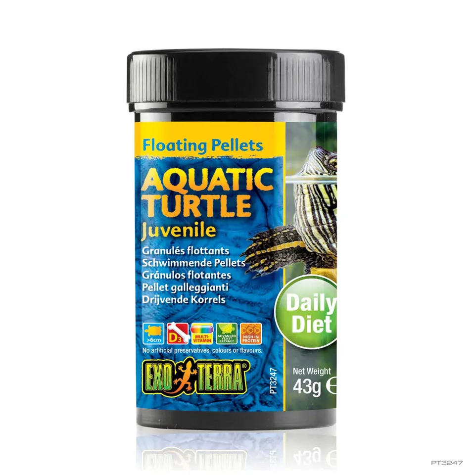 exo-terra-floating-pellets-aquatic-turtle-juvenile-43g-wasserschildkr-ten-futter image 1