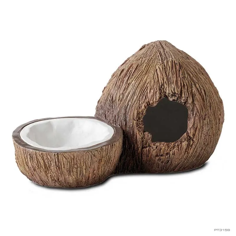 exo-terra-coconut-hide-versteck-mit-wasserschale-tiki-design image 1