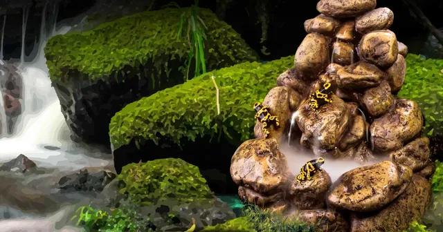 exo-terra-waterfalls-bachlauf-wasserfall-f-r-tropische-terrarien image 1