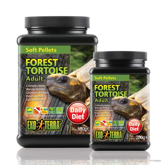 exo-terra-soft-pellets-adult-forest-tortoise-food-280-g-schildkr-tenfutter image 1
