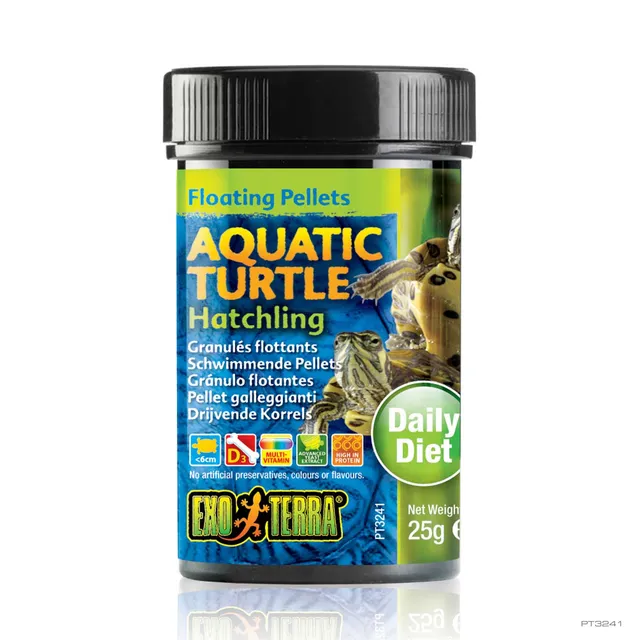 exo-terra-floating-pellets-aquatic-turtle-hatchling-25-g-aufzuchtfutter image 1