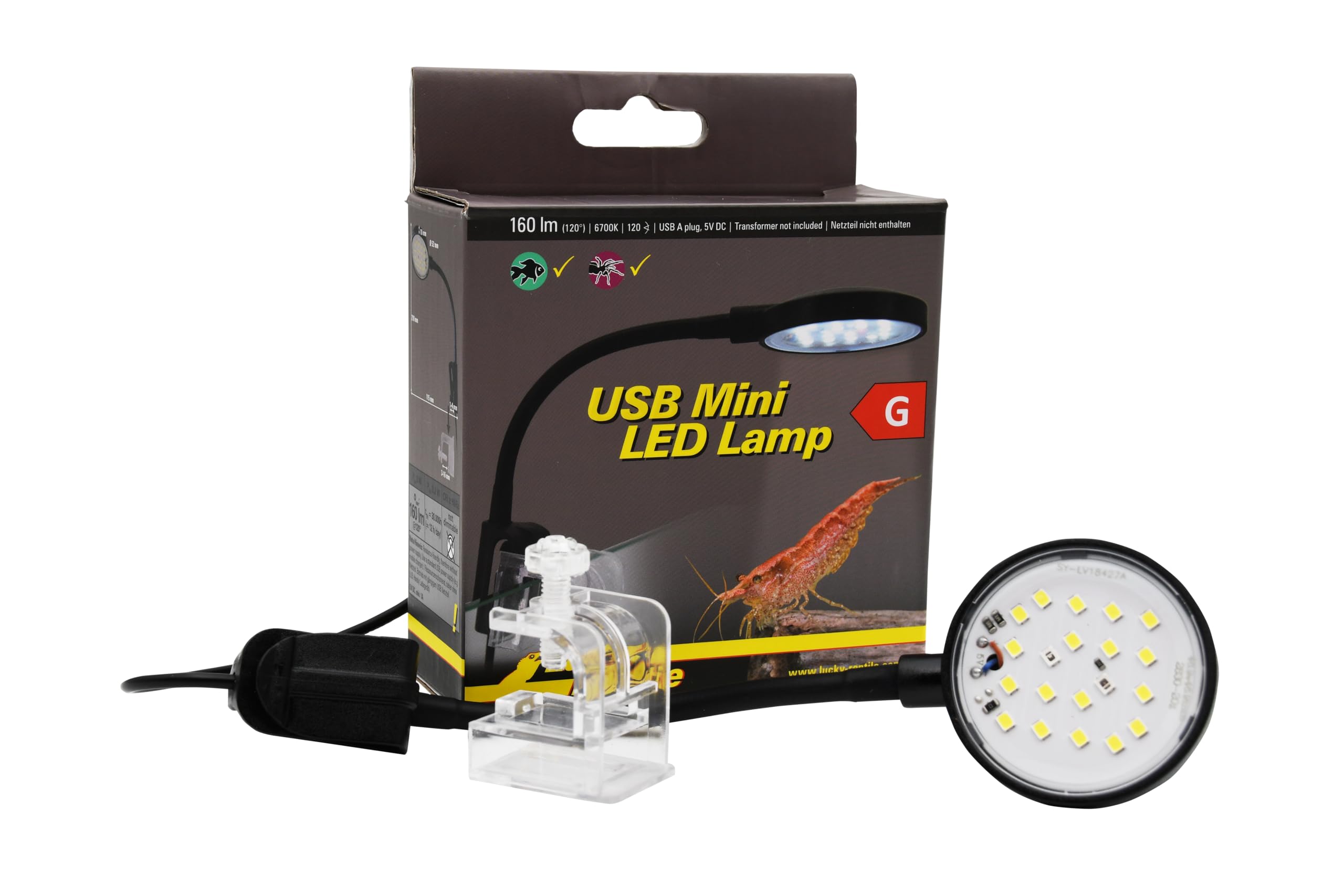 lucky-reptile-usb-mini-lamp-led-3-5w-klemmleuchte-mit-schwanenhals image 1
