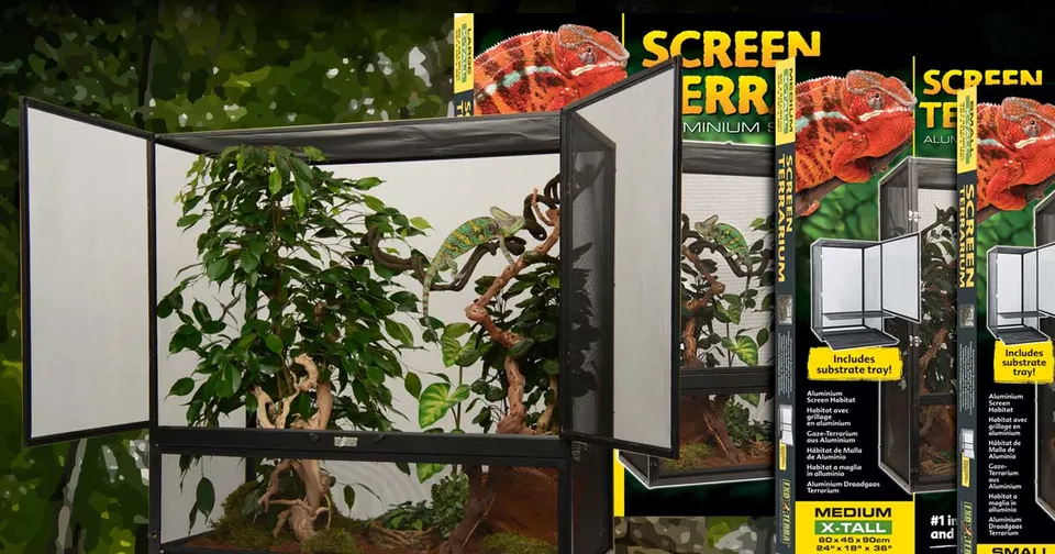 exo-terra-screen-terrarium-gaze-terrarium-f-r-arboreale-reptilien image 1