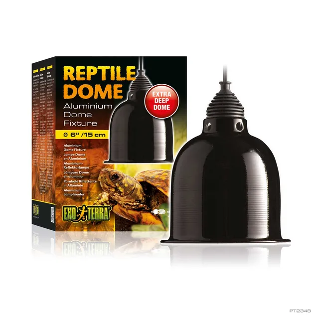 exo-terra-reptile-dome-small-terrarien-lampenschirm-mit-reflektor image 1