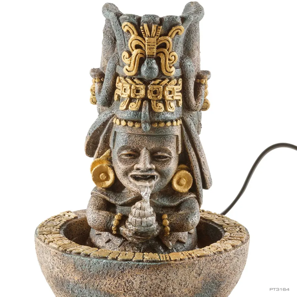 exo-terra-aztec-waterfall-dekor-wasserfall-sacred-maize-im-azteken-stil image 1