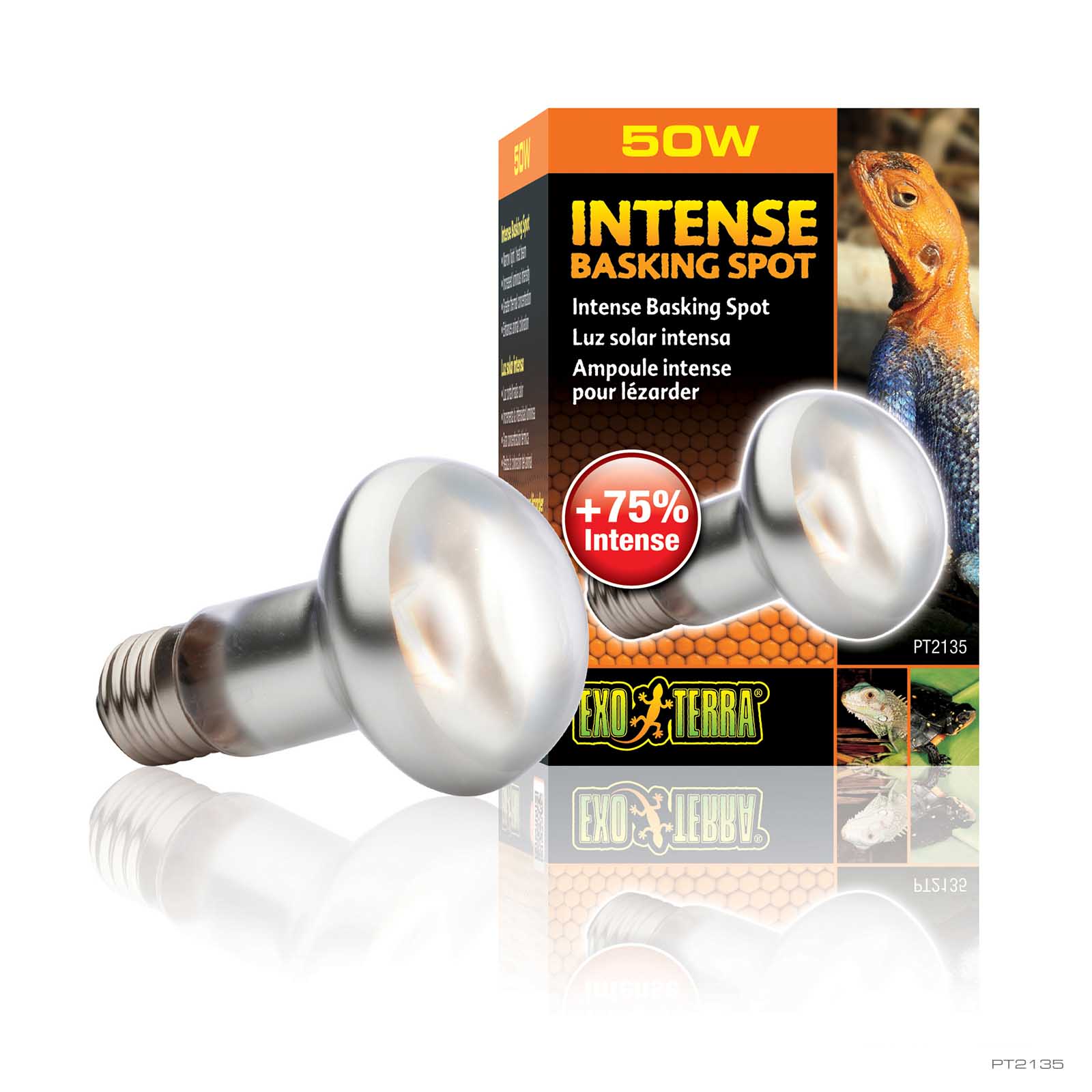 exo-terra-intense-basking-spot-50w-fokussierte-w-rmelampe image 1