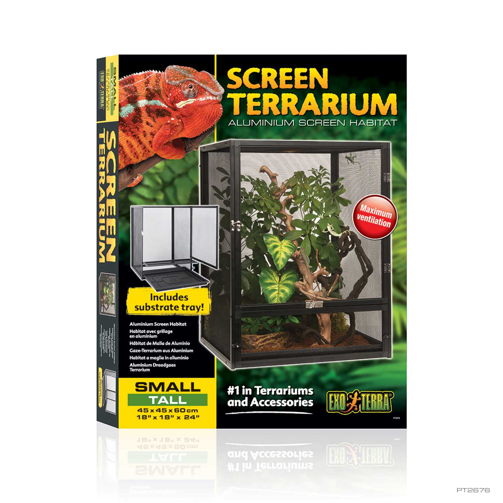 exo-terra-screen-terrarium-small-tall-netzgitter-terrarium image 2