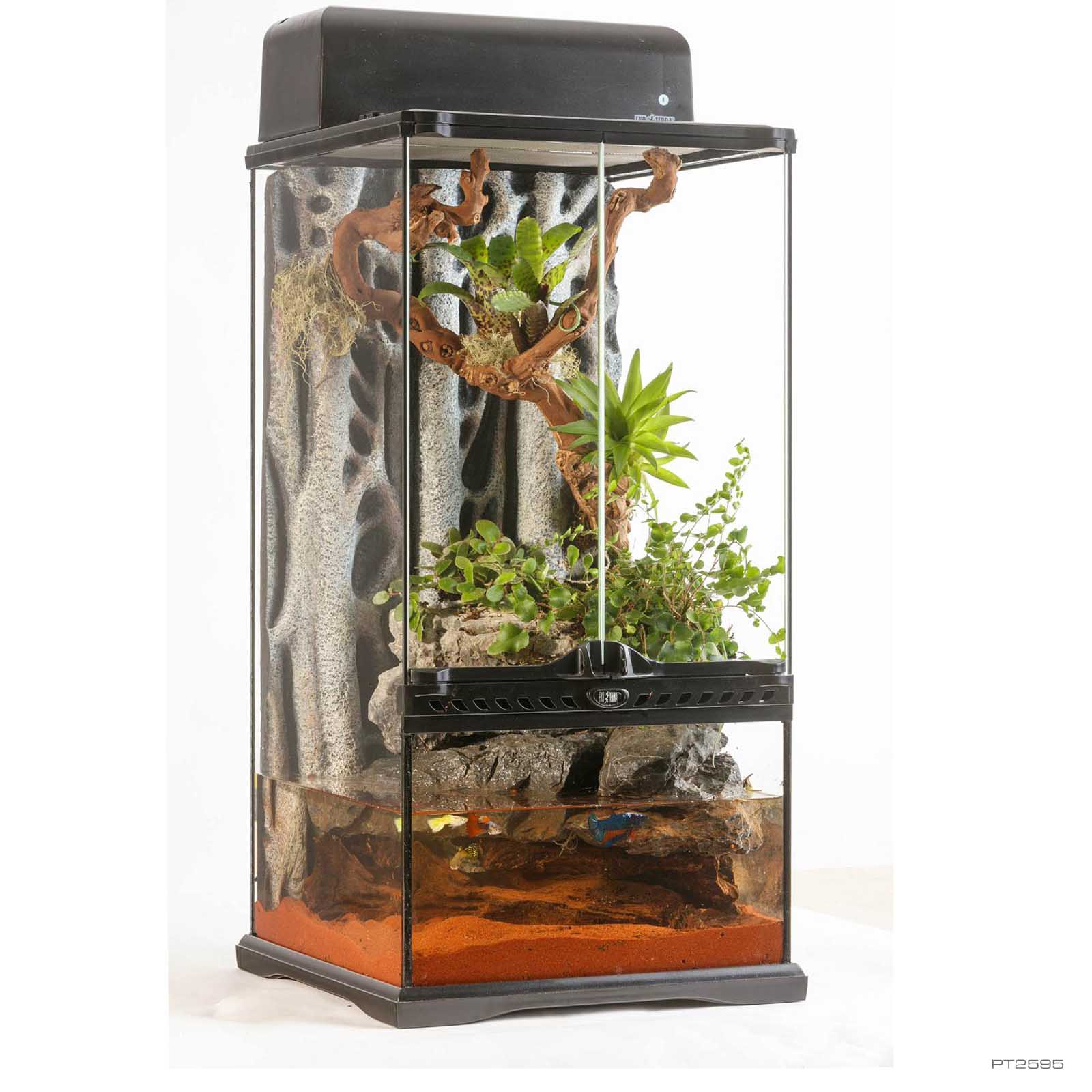 exo-terra-natural-terrarium-mini-x-tall-paludarium-semi-aquatisches-komplett-ter image 2