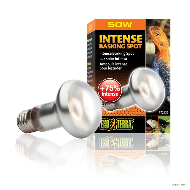 exo-terra-intense-basking-spot-50w-fokussierte-w-rmelampe image 1